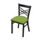 Holland Bar Stool Co 620 Catalina 18" Chair with Black Wrinkle Finish and Canter Kiwi Green Seat 62018BW009 - alternate 1